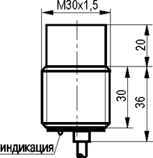 Габариты ISN F73A-12-15-L